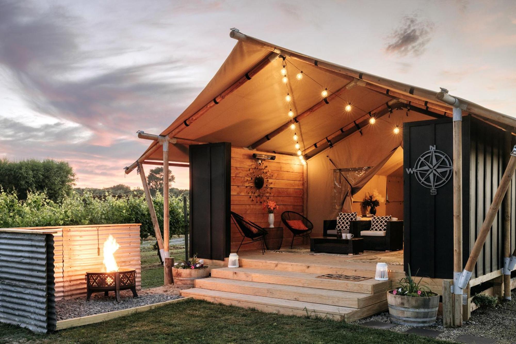 Villas & Vines Glamping Hastings Exterior foto