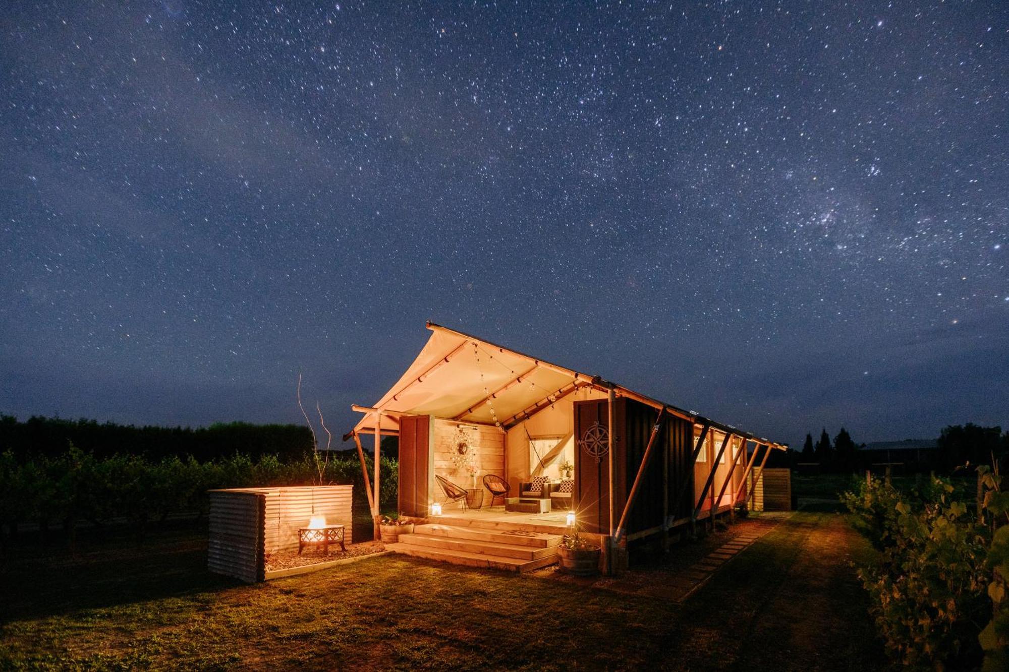 Villas & Vines Glamping Hastings Exterior foto